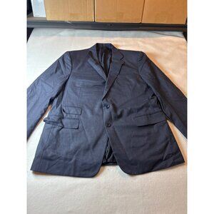 Ralph Lauren Purple Label  46 R Mens Navy Blue Blazer Jacket 2-Button Closure
